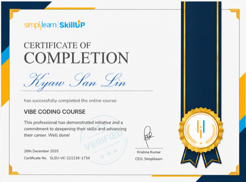Vibe Coding Certificate